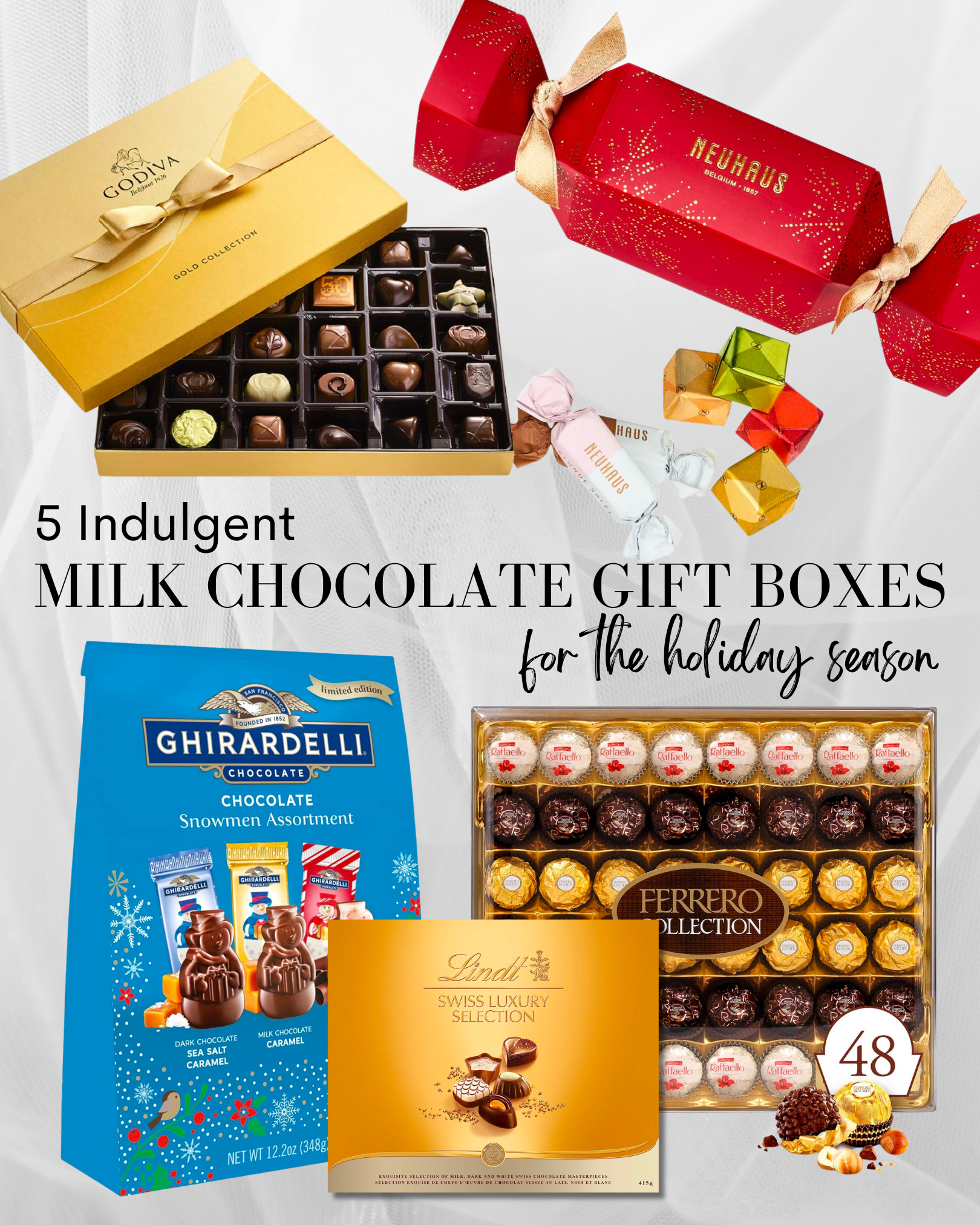 5 Indulgent Milk Chocolate Gift Boxes for the Holidays